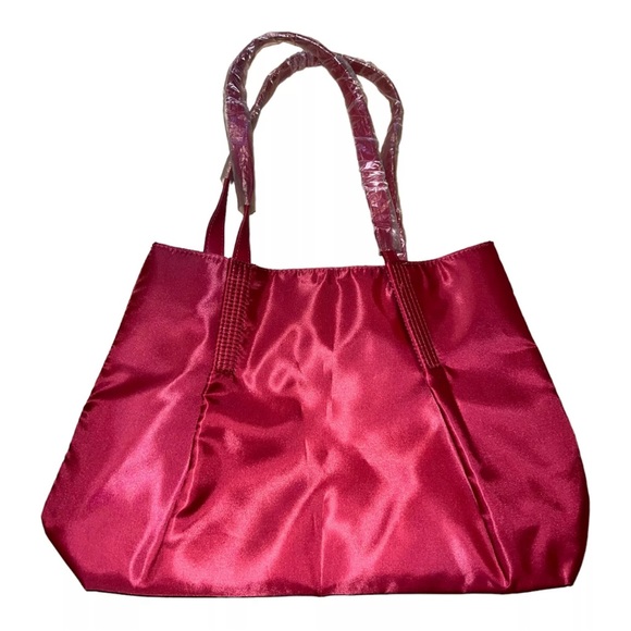 SHISEIDO Ginza Tokyo Red Tote Bag NWOT - Picture 2 of 3